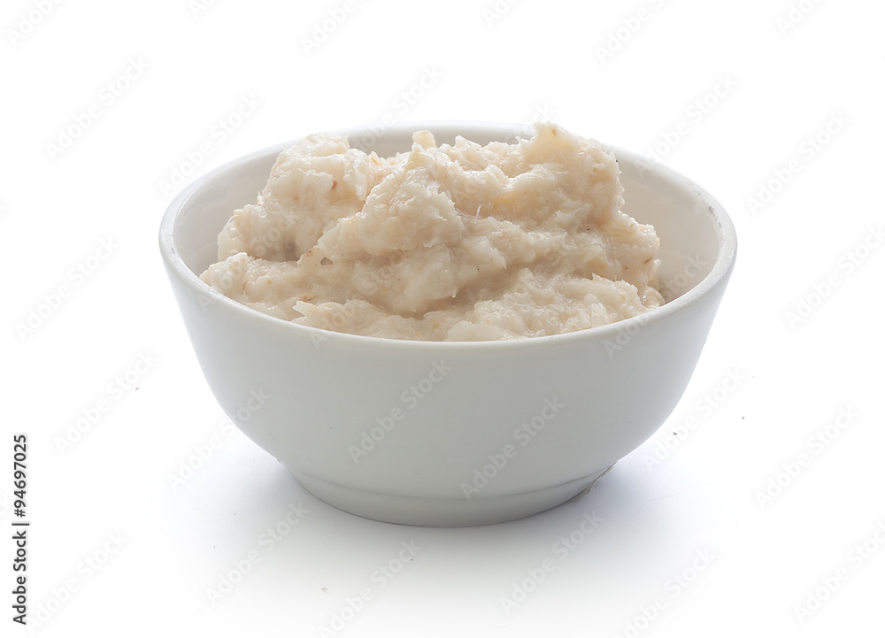 Grated horseradish Grated horseradish