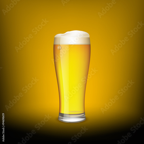 Glass of beer
