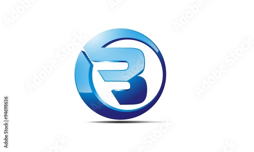 Free Download logo B 3D - GFXLoad