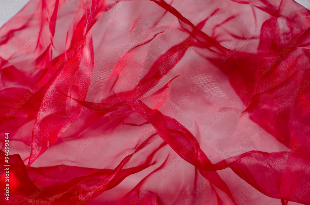 red organza red organza