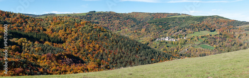 panoramique paysage Lozère