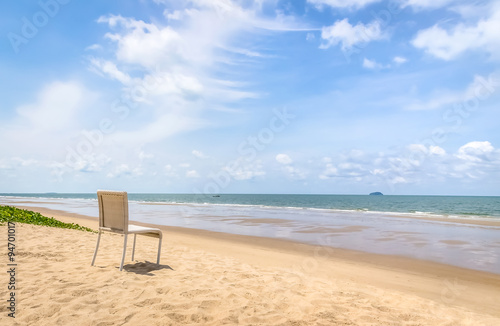 chair on the beach © numforest