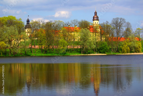 Radziwill castle in Nesvizh, Belarus