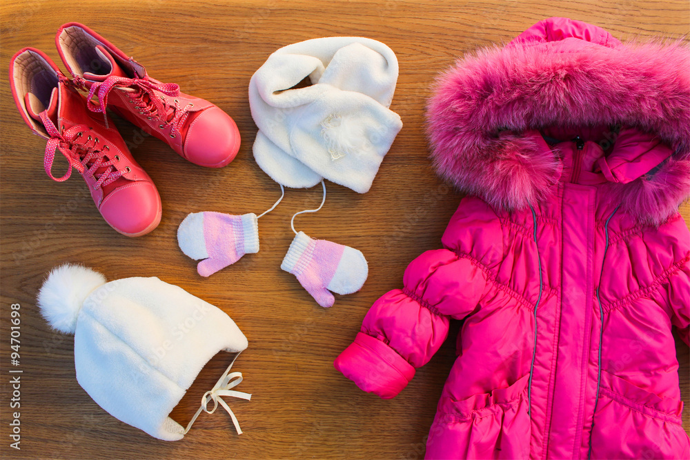 Baby girl coat cheap with mittens
