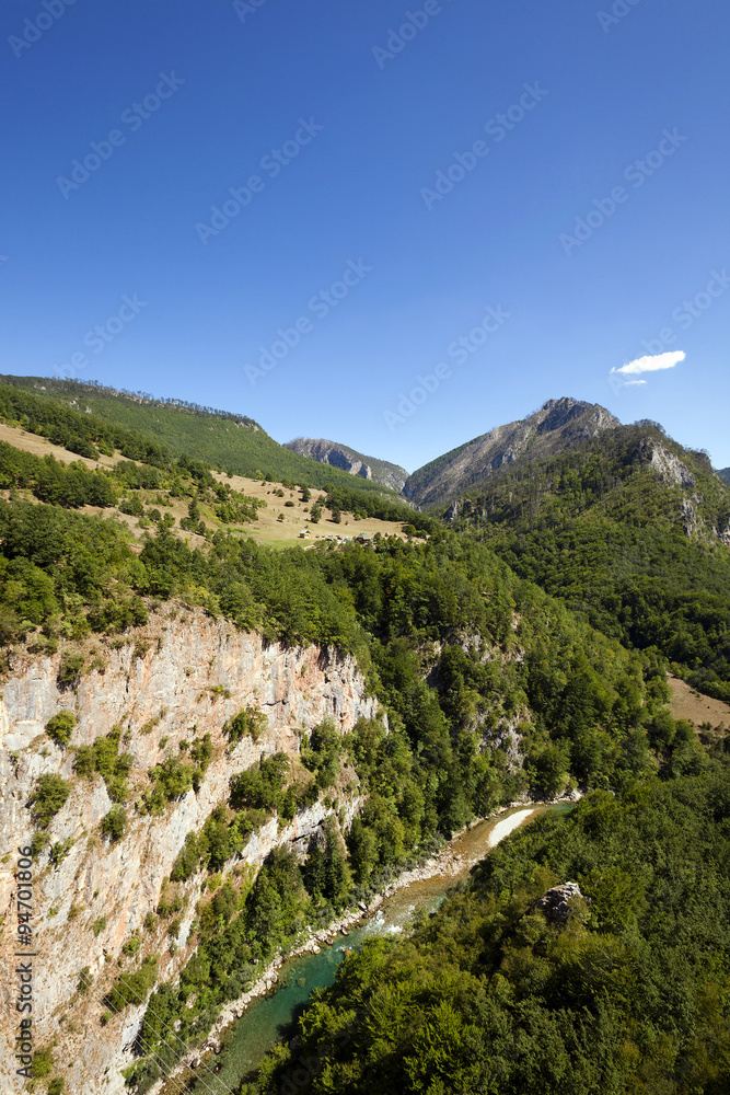 Naklejka premium mountain district . Montenegro