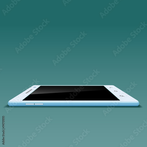 White smartphone