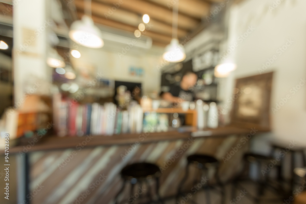 Abstract blurred background cafe Abstract blurred background cafe