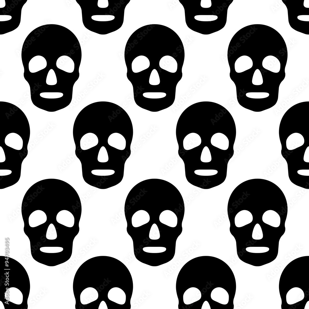 Seamless Skull Pattern