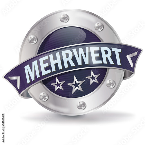 Button Mehrwert photo