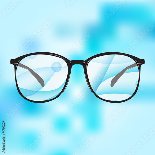 Illustration of glasses.
