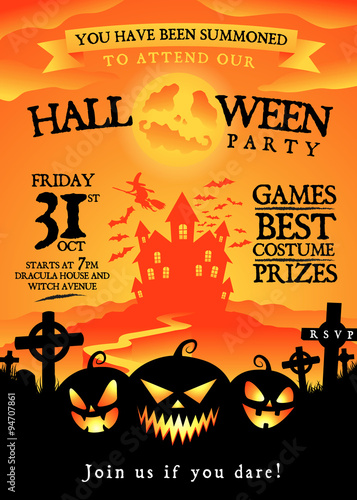 Halloween Party Invitation