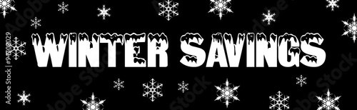 Christmas and winter sale deals web banner savings 