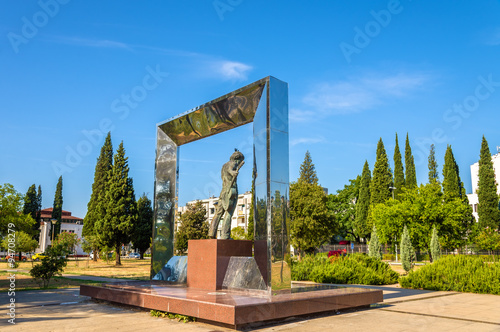Vladimir Vysotsky Monument in Podgorica - Montenegro photo