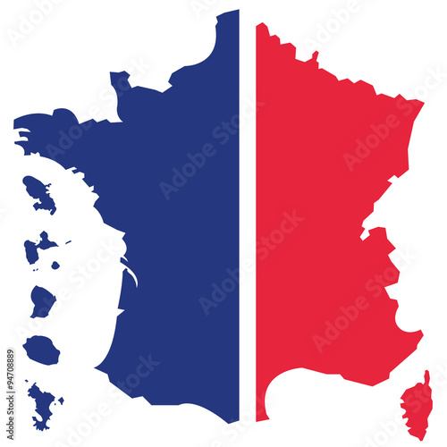 Photos Carte de France + Corse + Dom Tom