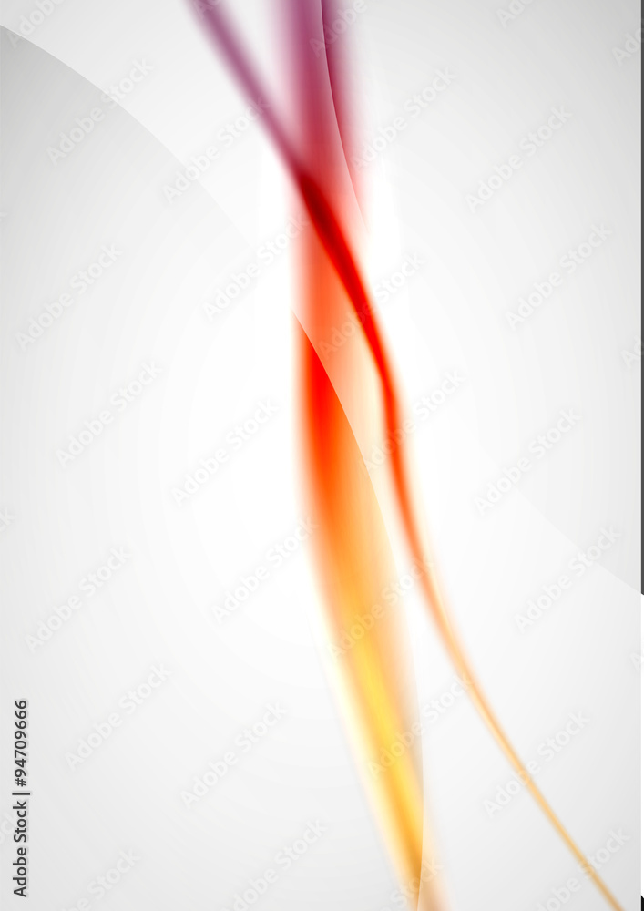 Fototapeta premium Abstract background, blurred wave lines in the air