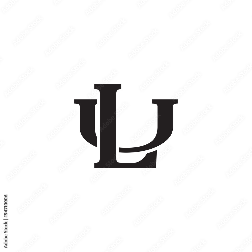 Letter U and l monogram logo Letter U and l monogram logo
