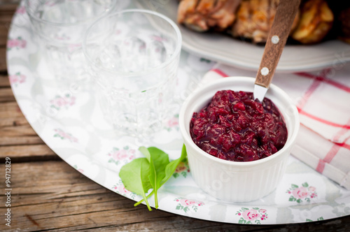 Cranberry Red Onion Sauce