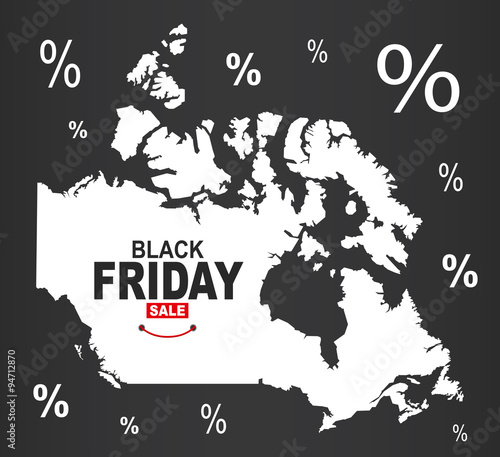 Black Friday Map - Canada