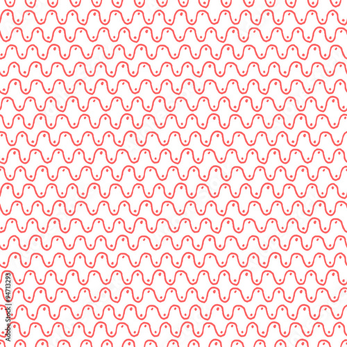 Red Lines with Dost Pattern on White Bakground