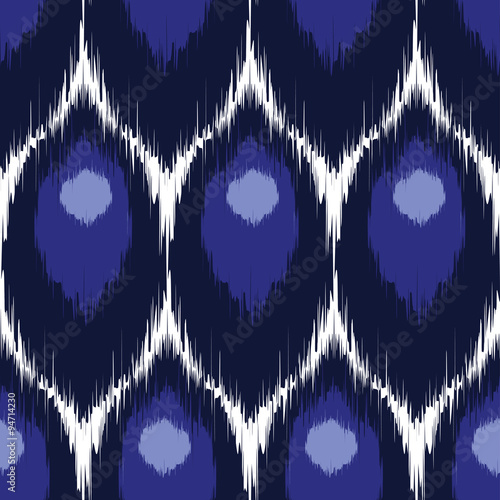 Ikat seamless pattern
