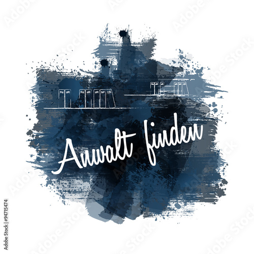 Anwalt finden | Abstract Watercolour Painting