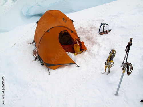 Bivouac, Cordillère Blanche, Pérou