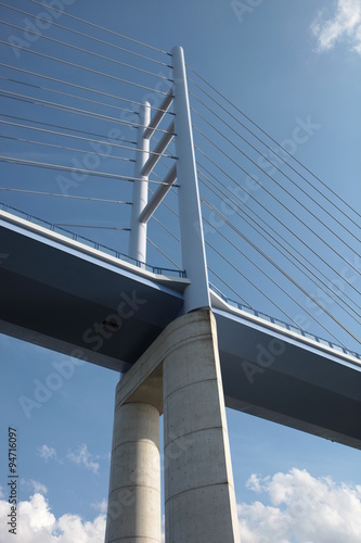 Fototapeta Naklejka Na Ścianę i Meble -  Strelasundbrücke zwischen Stralsund und Rügen