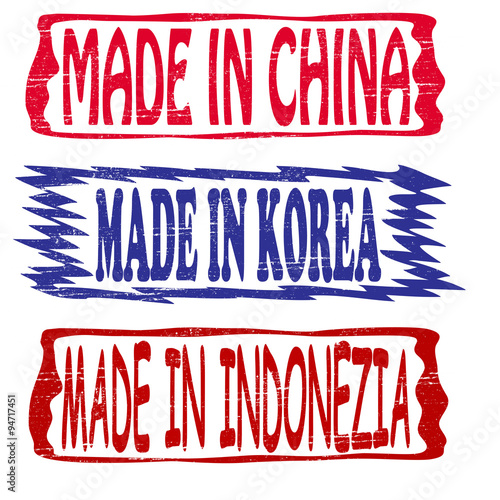Set of stamps
