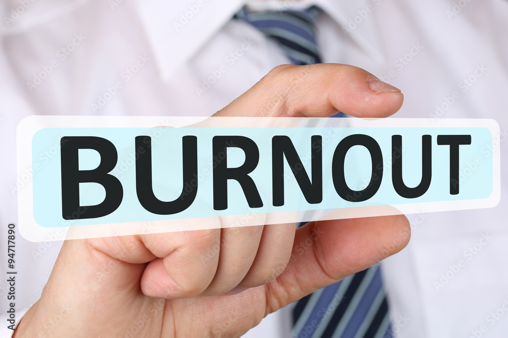 Business man Konzept mit Burnout krank Krankheit im Job Stress Business man Konzept mit Burnout krank Krankheit im Job Stress
