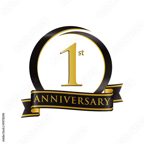 Anniversary Logo Black Gold 1