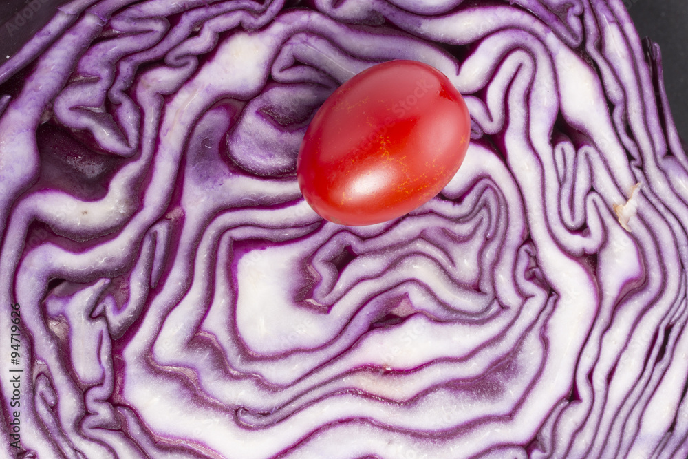 Obraz premium Red cabbage