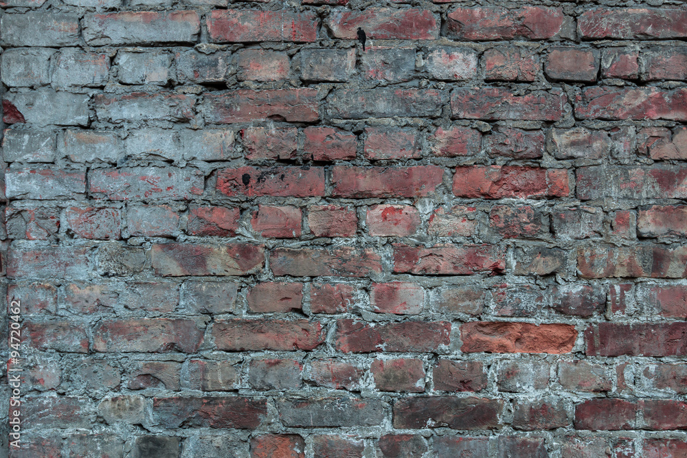 Naklejka premium Кирпичная стена