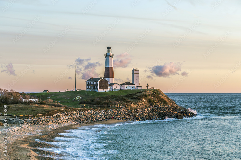 Montauk Point Light, Lighthouse, Long Island, New York, Suffolk Montauk Point Light, Lighthouse, Long Island, New York, Suffolk