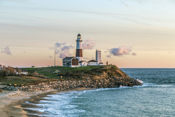 Poster Vuurtoren Montauk Point vuurtoren Long Island  © travelview