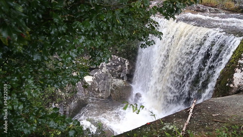 Penpobmai waterfall in Phu Kradueng National Park, Loei province, Thailand photo