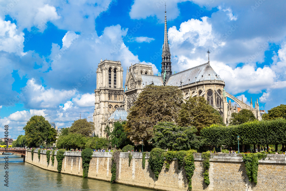 Obraz premium Seine and Notre Dame de Paris
