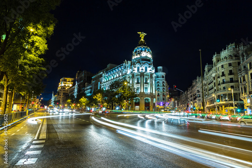Fototapeta Naklejka Na Ścianę i Meble -  Metropolis hotel in Madrid