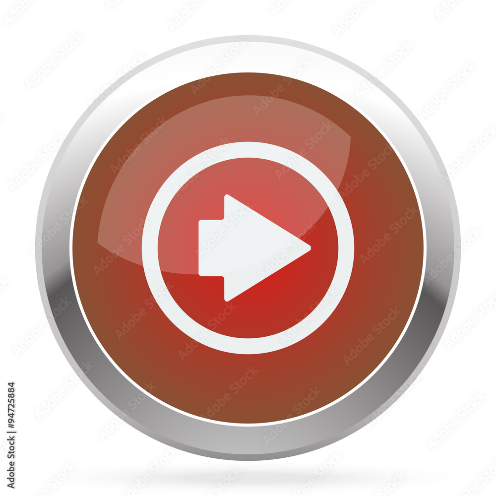 White Arrow Right icon on red web app button White Arrow Right icon on red web app button