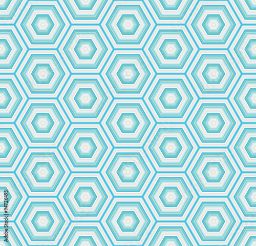 geometric hexagon seamless pattern