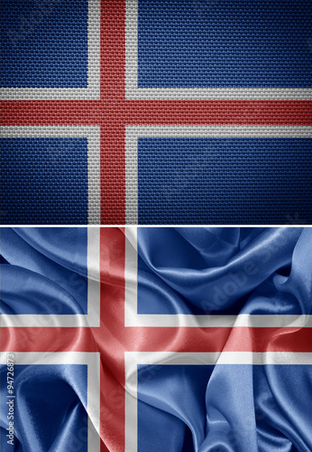 textile flags Iceland #94726873