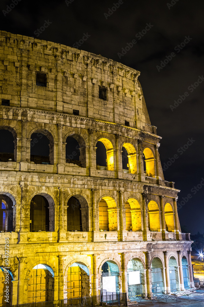 Naklejka premium Colosseum in Rome, Italy