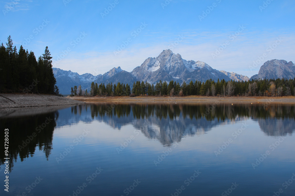 Fototapeta premium Colter Bay in Grand Teton National Park