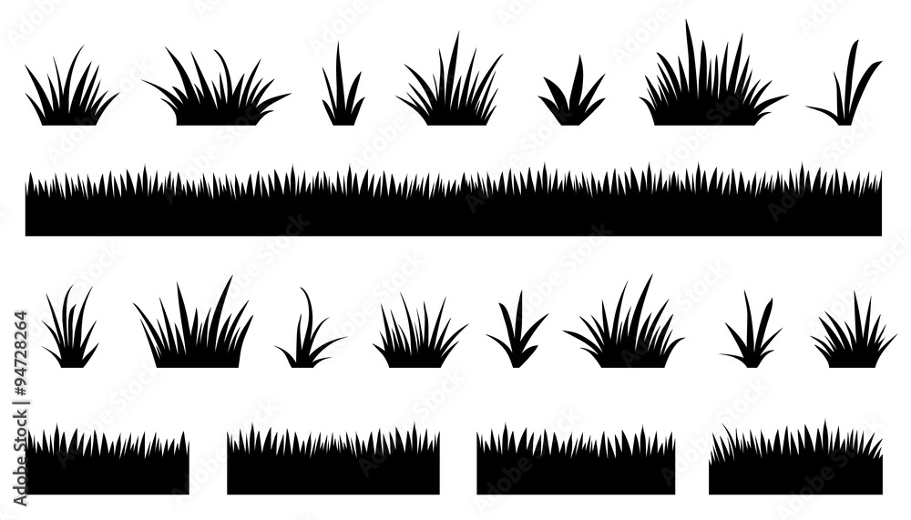 custom made wallpaper toronto digitalgrass silhouettes2