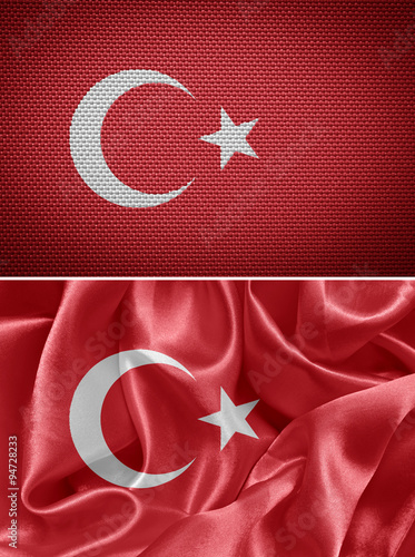 textile flag of Turkey #94728233