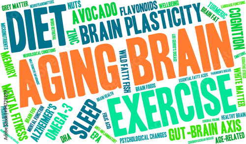 Aging Brain Word Cloud