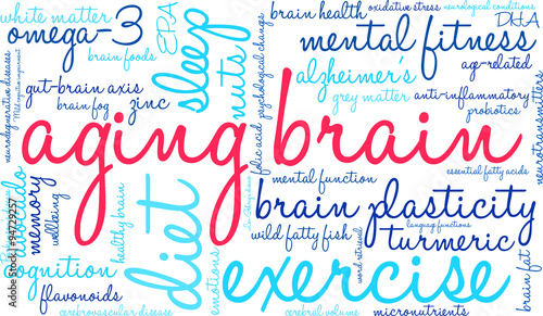 Aging Brain Word Cloud