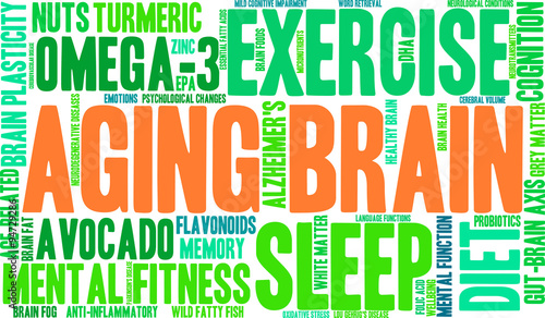 Aging Brain Word Cloud