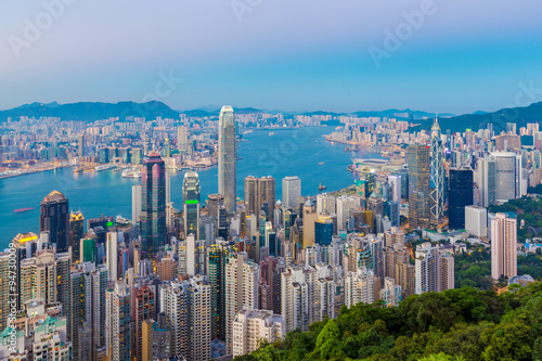 Hong Kong Skyline at Twilight