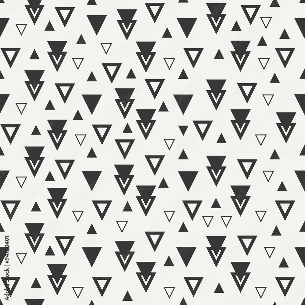 Geometric line monochrome abstract hipster seamless pattern with triangle. Wrapping paper. Scrapbook paper. Tiling. Vector illustration. Background. Graphic texture for your design, wallpaper Geometric line monochrome abstract hipster seamless pattern with triangle. Wrapping paper. Scrapbook paper. Tiling. Vector illustration. Background. Graphic texture for your design, wallpaper