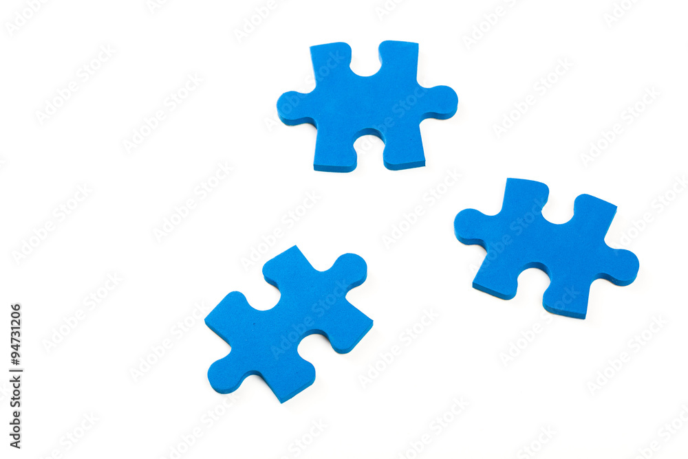 Puzzle pieces. Business concept for completing the final puzzle piece Puzzle pieces. Business concept for completing the final puzzle piece